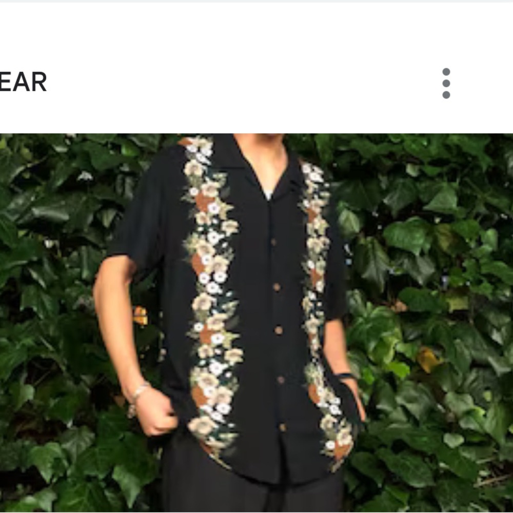 Steve & Barry's Black Floral Embroidered Pants